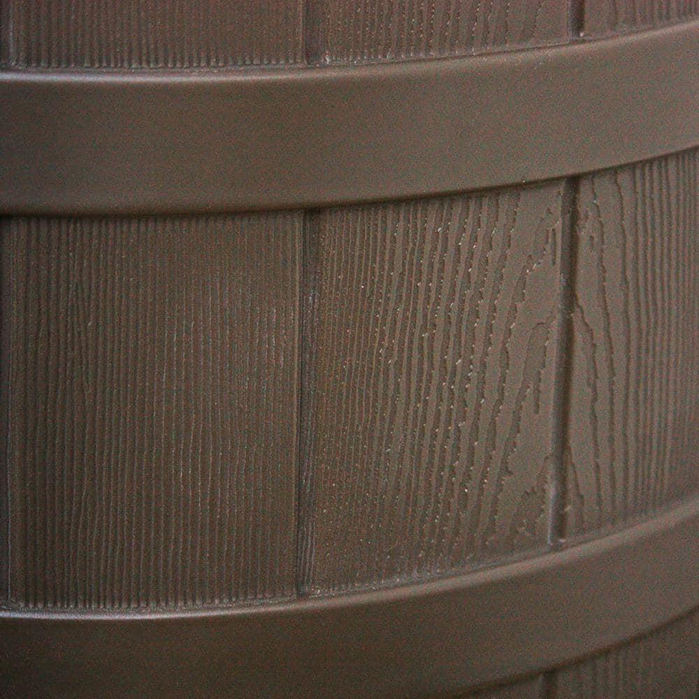 Good Ideas Good Ideas Rain Wizard Whiskey Style Rain Barrel with Overflow and Spigot