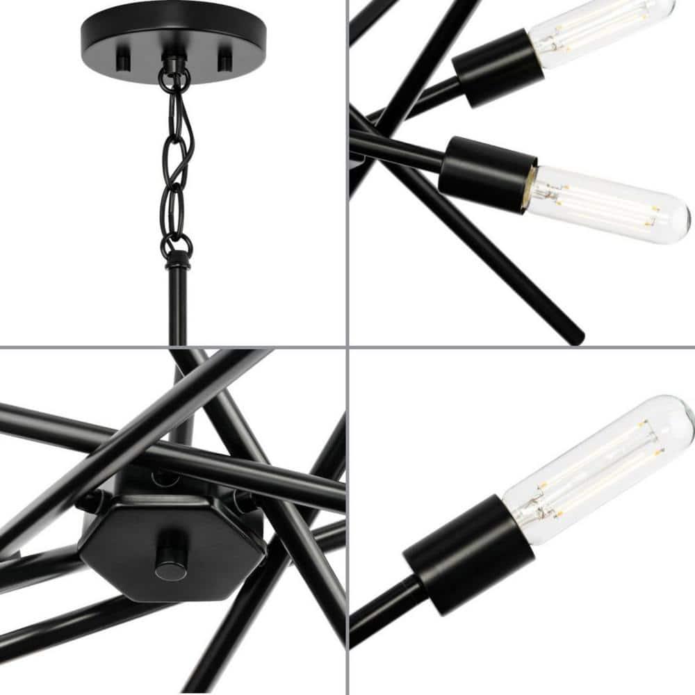 Astra 6 - Light Dimmable Sputnik Sphere Chandelier