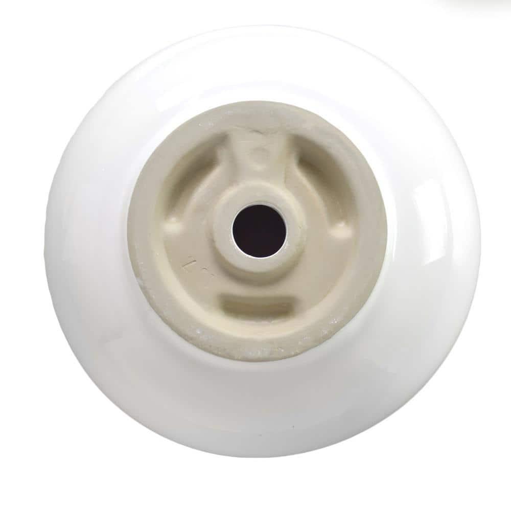 Eisen Home Sutherland 16.93'' White Ceramic Circular Bathroom Sink