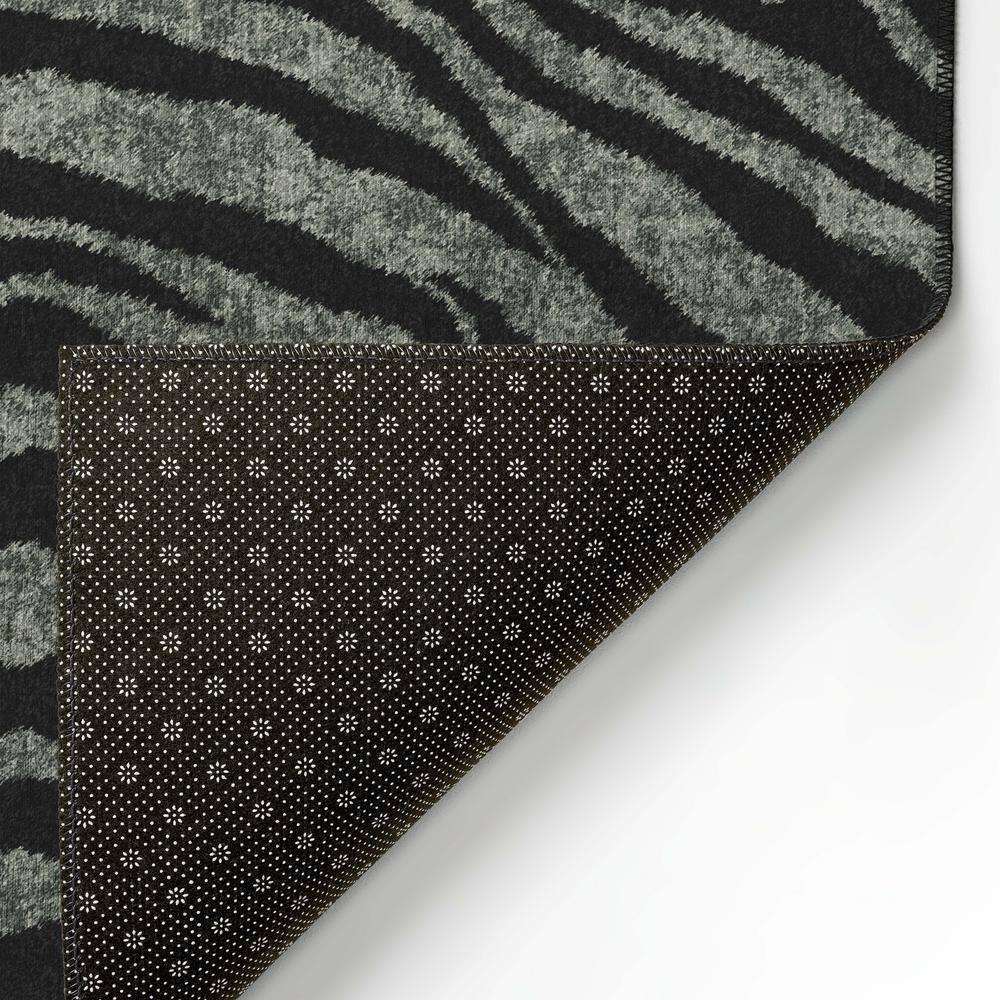 Addison Rugs Addison Indoor/ Outdoor Safari Zebra Animal Print Washable Area Rug 1'8" x 2'6" - Shadow