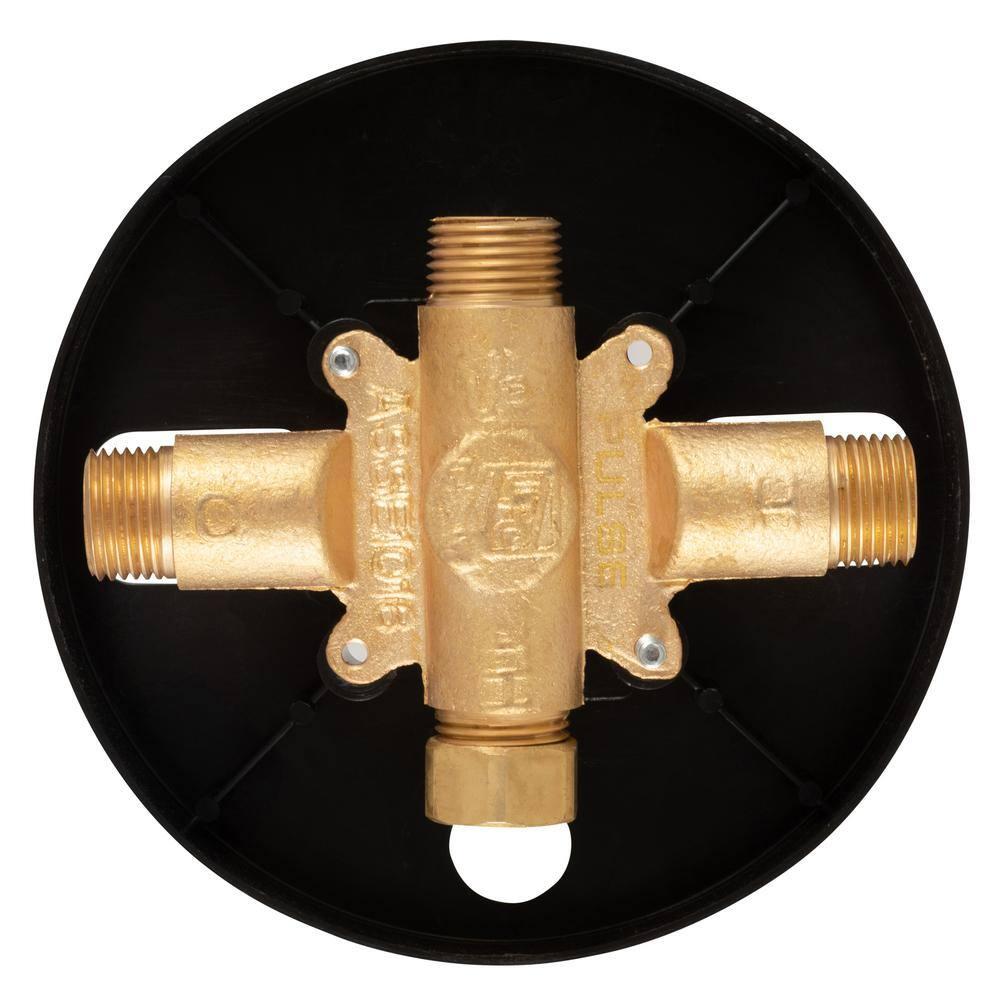 Tru-Temp Pressure Balanced Mixing Valve with Round Trim