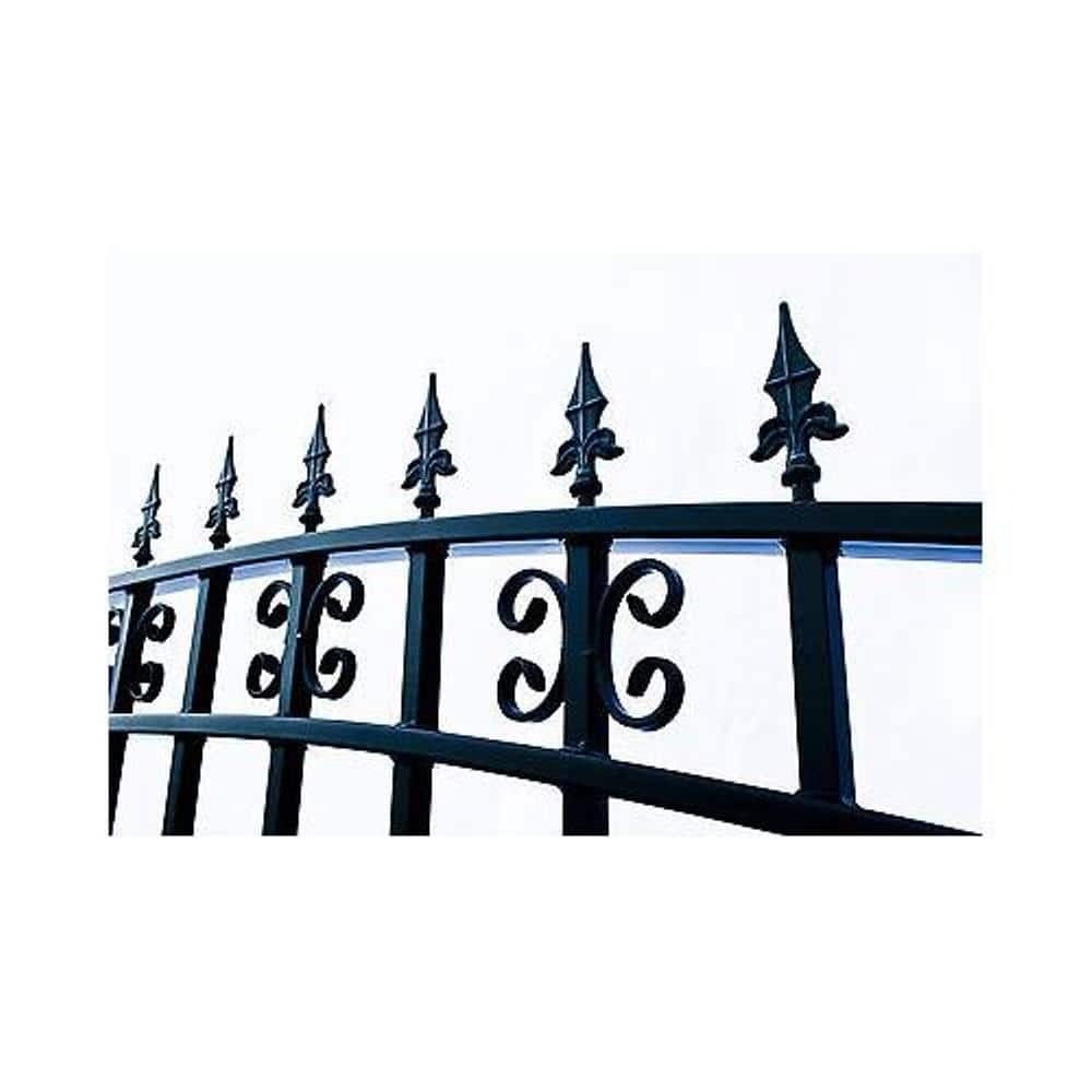 ALEKO Prague Black Metal Gate