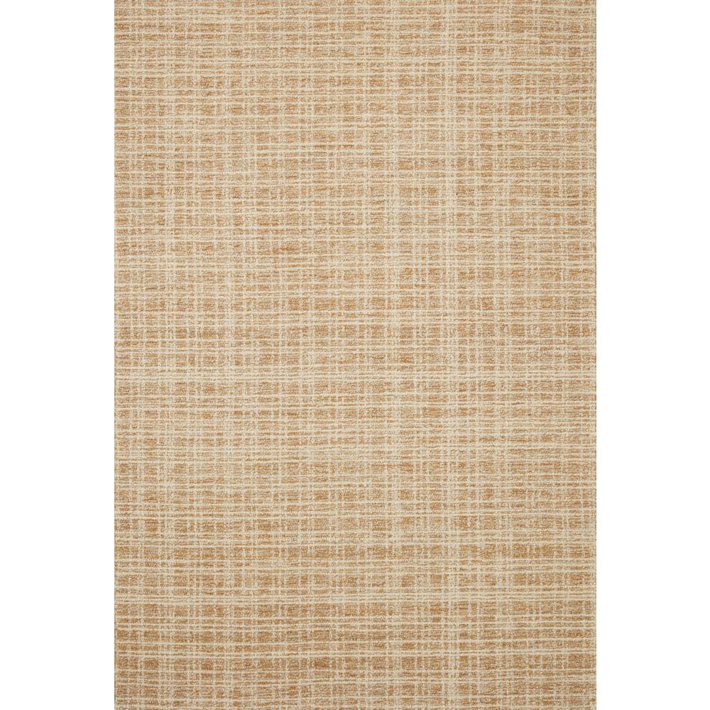 Chris Loves Julia x Loloi Polly Checkered Straw/Ivory Area Rug