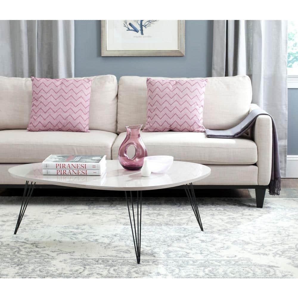 Wynton Coffee Table - Taupe/Black - Safavieh