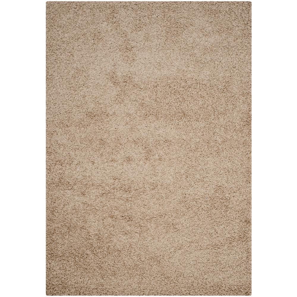 Gracie Oaks Atwell Sga-Athens Shag Performance Solid Color Rug