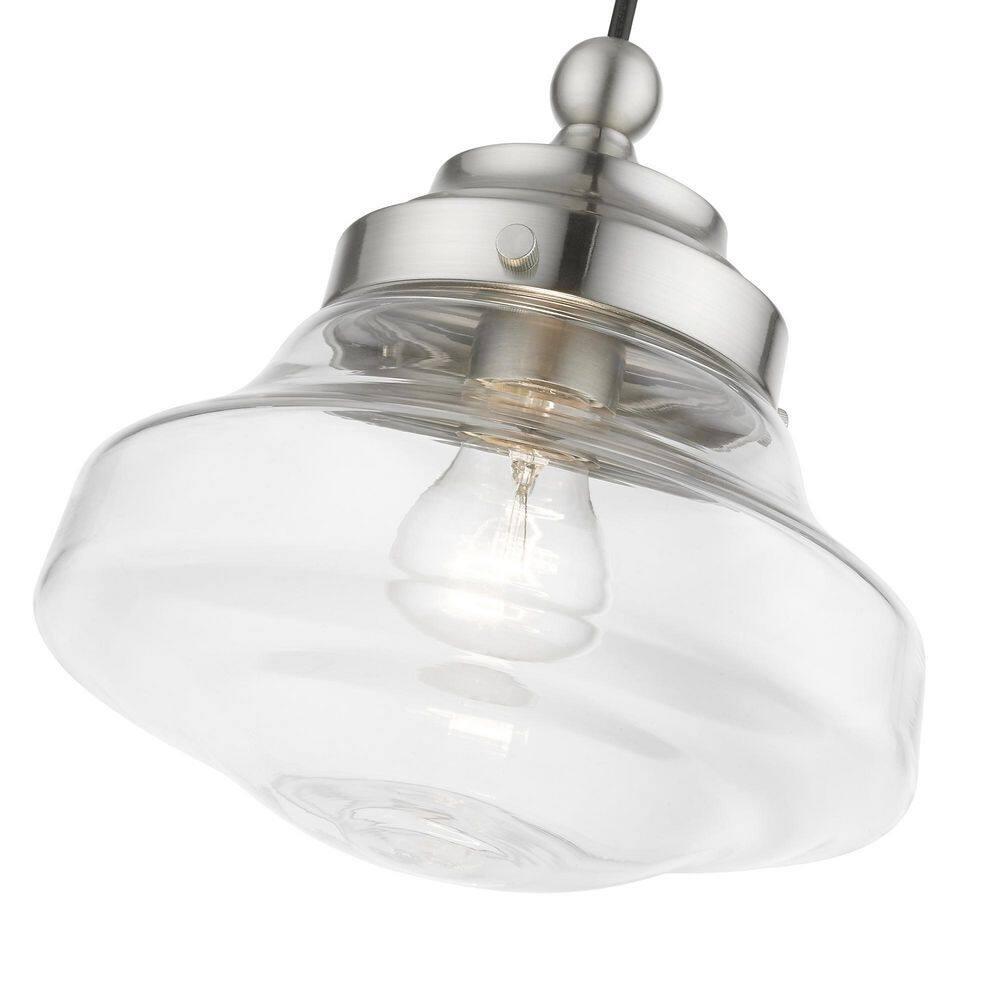 Livex Lighting Avondale 1 - Light Pendant in  Brushed Nickel