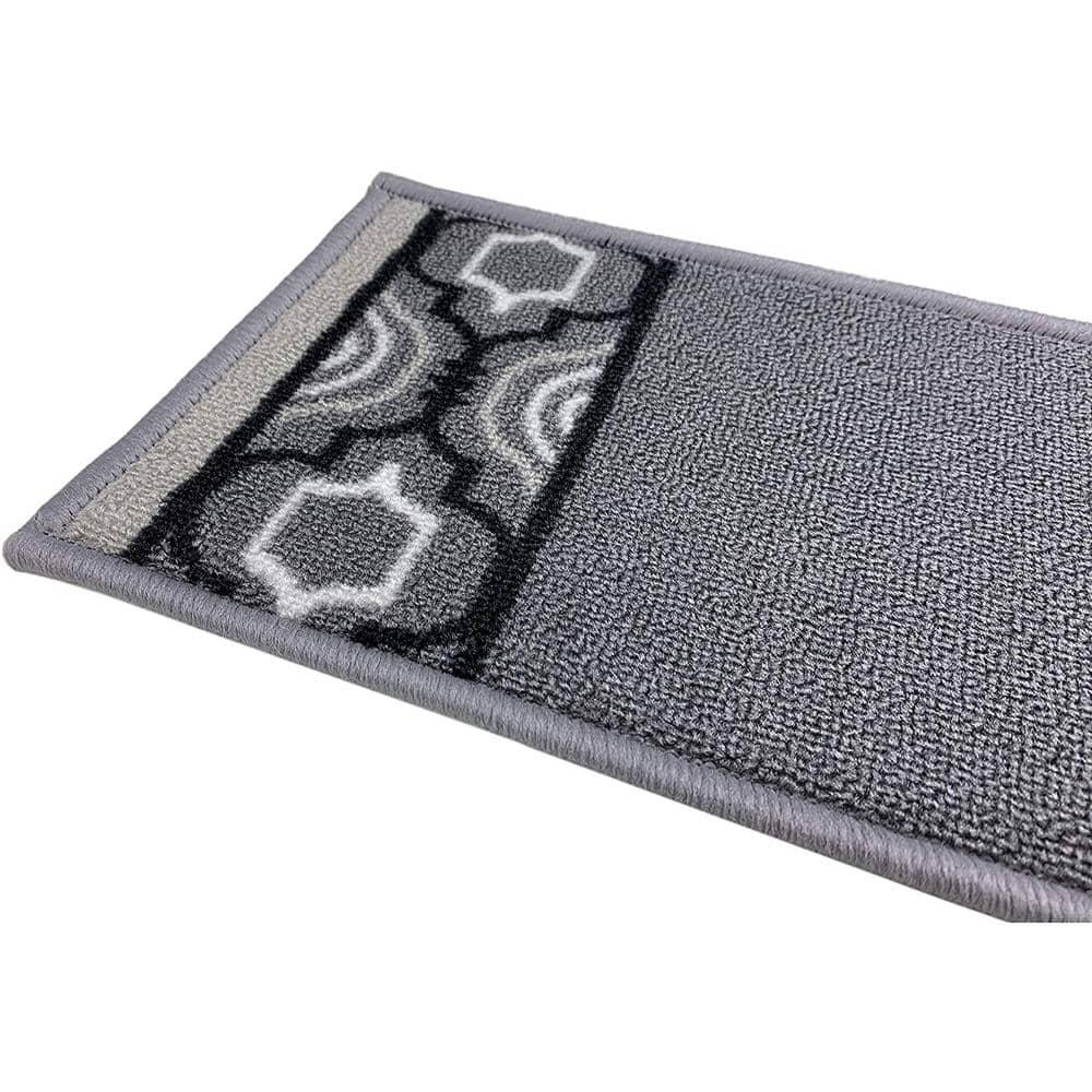 Indoor Trellis Border Series 8.5 in. x 26 in. Stair Tread Cover (Set of 3)