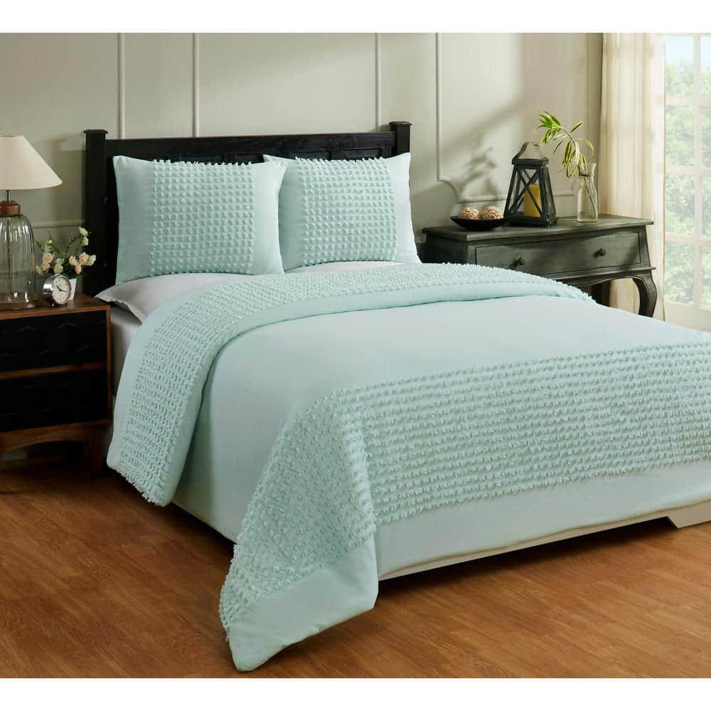 Better Trends 100% Cotton 3 Piece Comforter Set with Sham