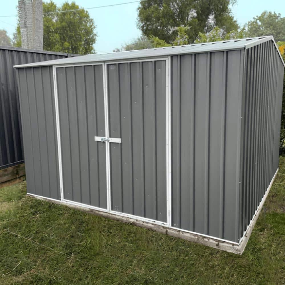 Absco Premier 10 ft. W x 10 ft. D Metal Storage Shed
