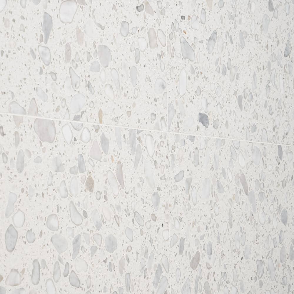 Terra Italia 23.62 in. x 23.62 in. Honed Terrazzo Floor and Wall Tile (3.87 Sq. Ft. / Each)
