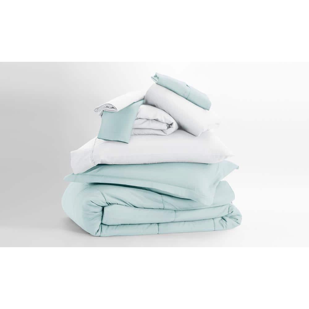 IEnjoy Home Simply Soft Microfiber Complete Bedding Set