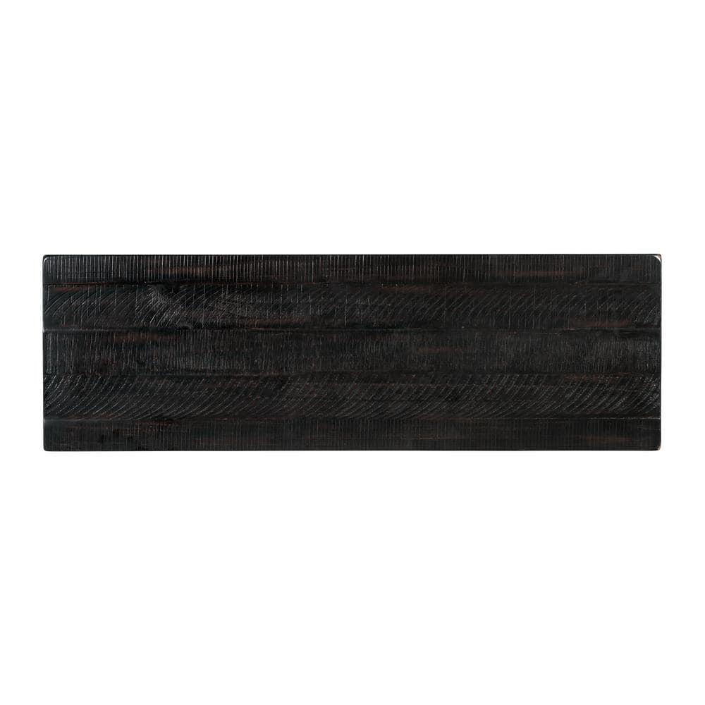 Martin Svensson Barn Door Solid Wood Sofa Console Table Antique Black