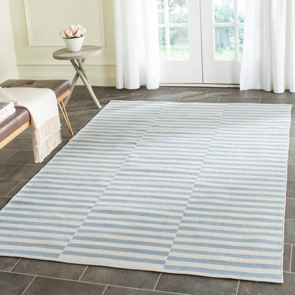 Montauk MTK715 Hand Woven Indoor Accent Rug - Ivory/Light Blue - 2'3"x3'9" - Safavieh