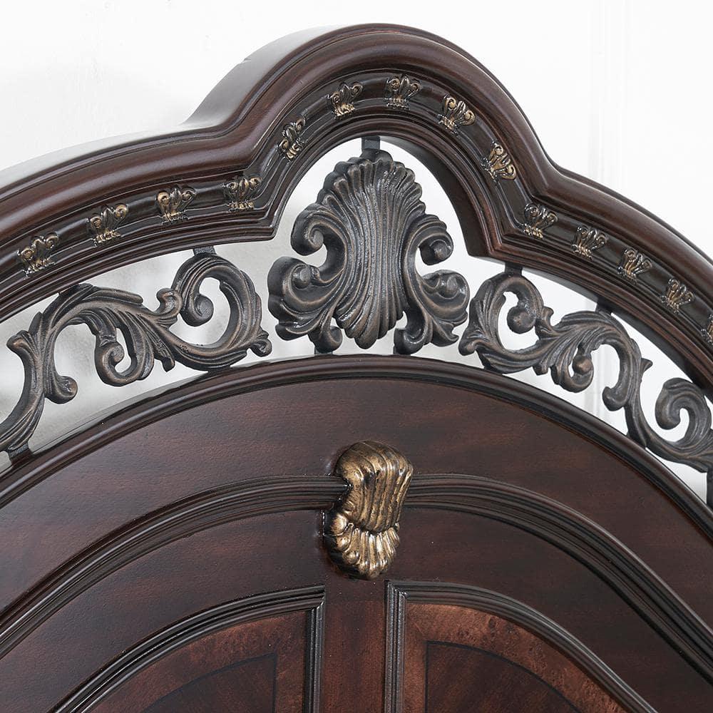 Steve Silver Monte Carlo Rich Cocoa Chocolate Queen Bed Complete