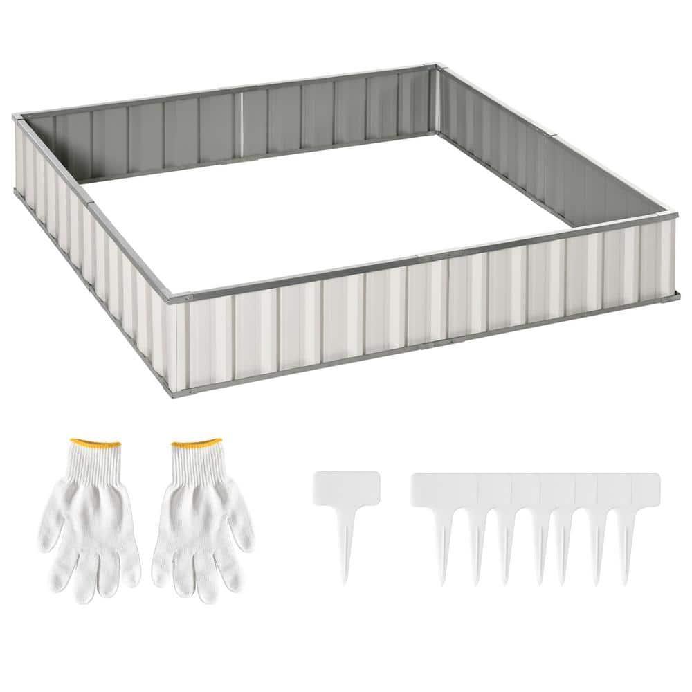 Outsunny 8 ft x 3 ft Metal Raised Garden Bed & Reviews | Wayfair