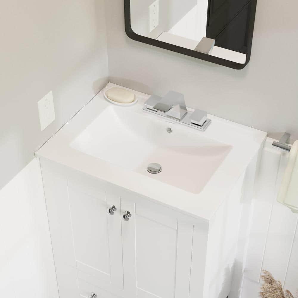 Ceramic 24" Single Bathroom Vanity Top