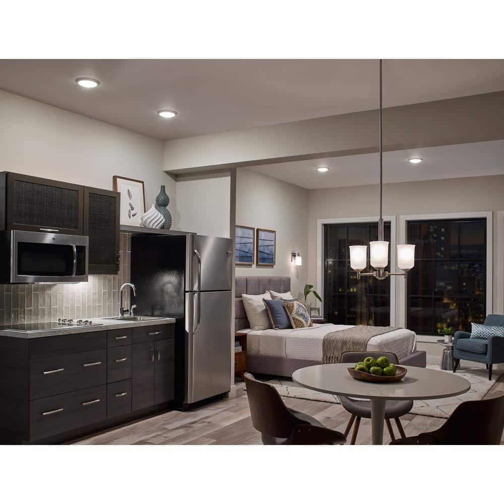 Kichler Lighting Shailene 3 - Light Chandelier in  Brushed Nickel