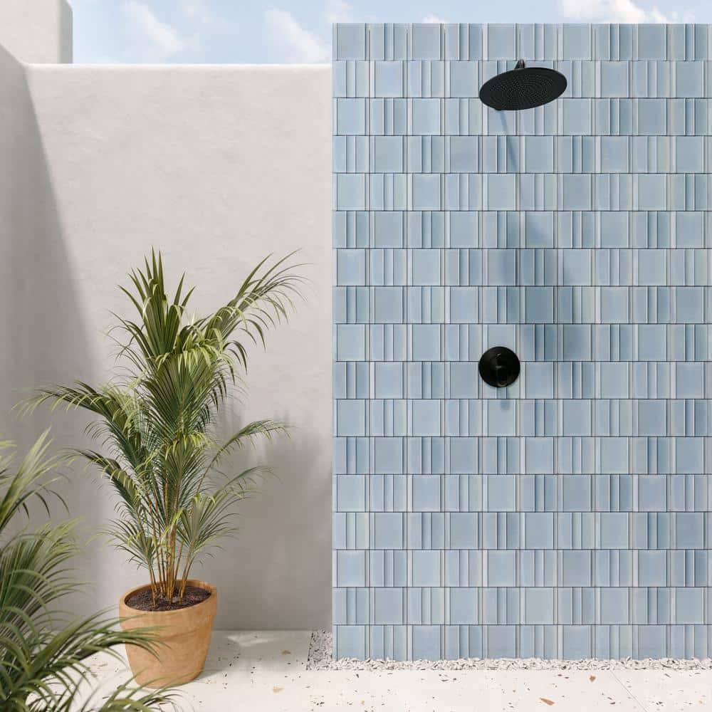 Ivy Hill Tile Metaru 5.82 In. X 5.82 In. 3D Polished Porcelain Wall Tile (7.82 Sq. Ft. / Case)