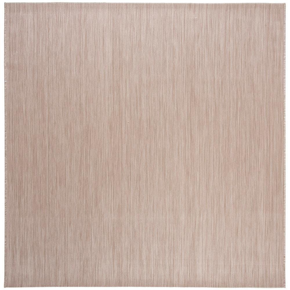 Beach House BHS218 Power Loomed Indoor/Outdoor Area Rug - Beige - 6'7"x6'7" - Safavieh