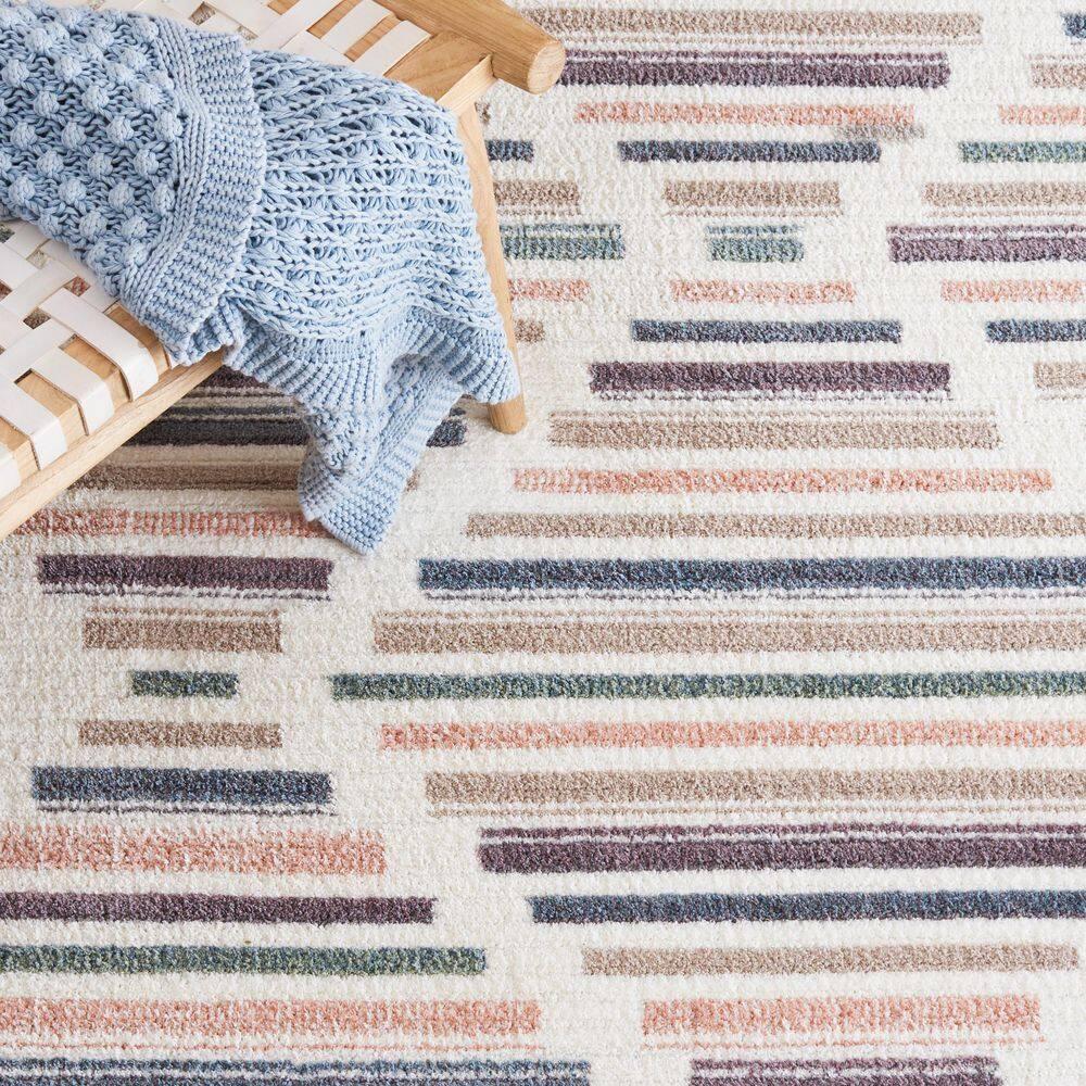 Marrakesh MRK614 Power Loomed Area Rug - Ivory/Multi - 6'7"x6'7" - Safavieh.