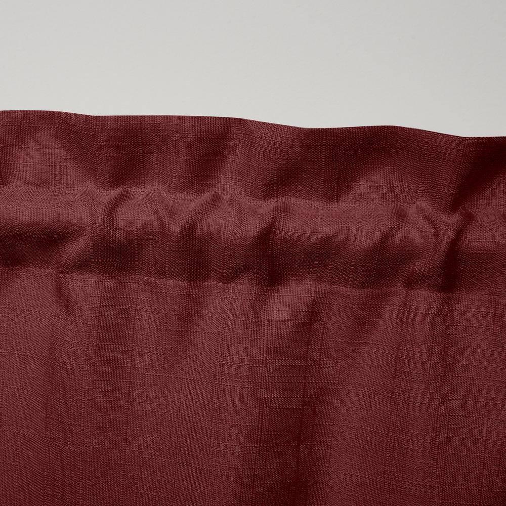 Amalgamated Textiles Exclusive Home Loha Light Filtering Rod Pocket Scalloped Valance