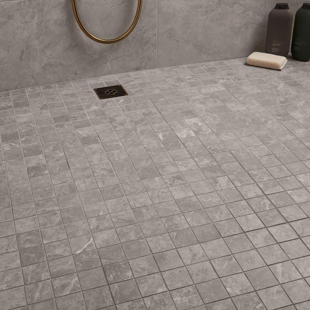 Nova 11.81 In. X 11.81 In. Matte Porcelain Mosaic Floor And Wall Tile (0.96 Sq. Ft. / Each)