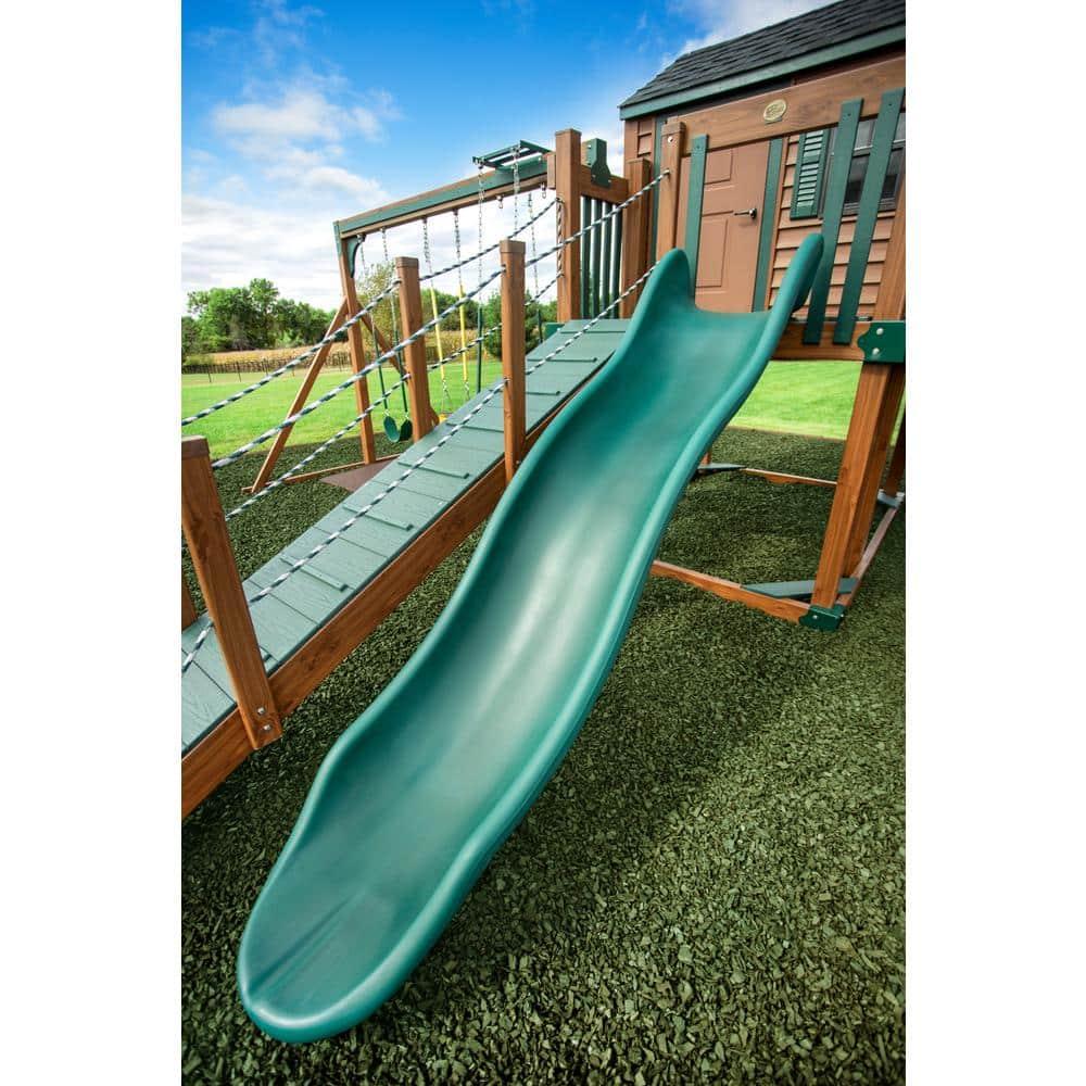 GroundSmart Green Rubber Mulch, 37.5 Cu Ft