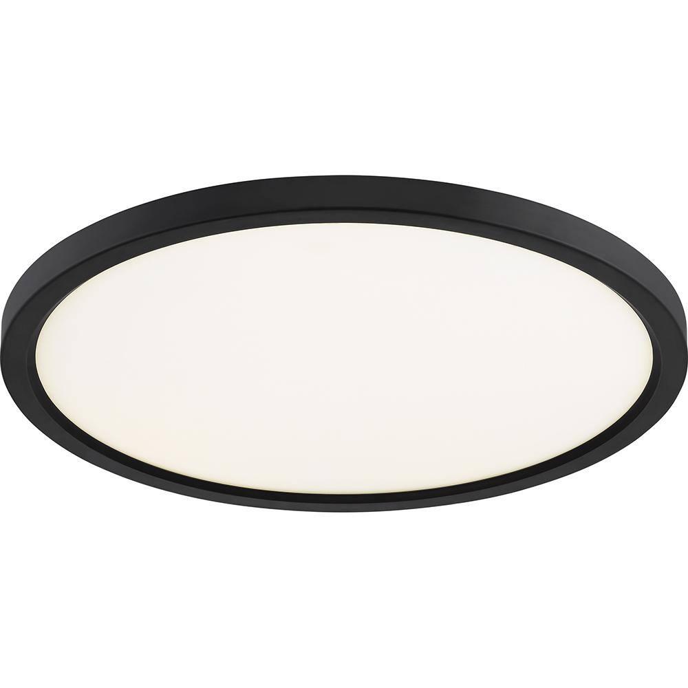 Quoizel Lighting Outskirts 1 - Light Flush Mount in  Oil Rubbed Bronze