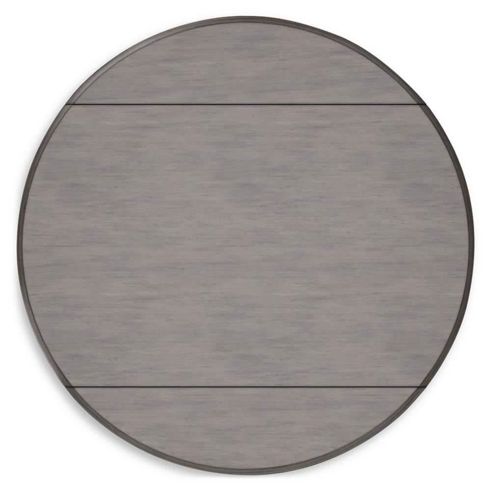 George Oliver Extendable Round Solid Wood Base Dining Table