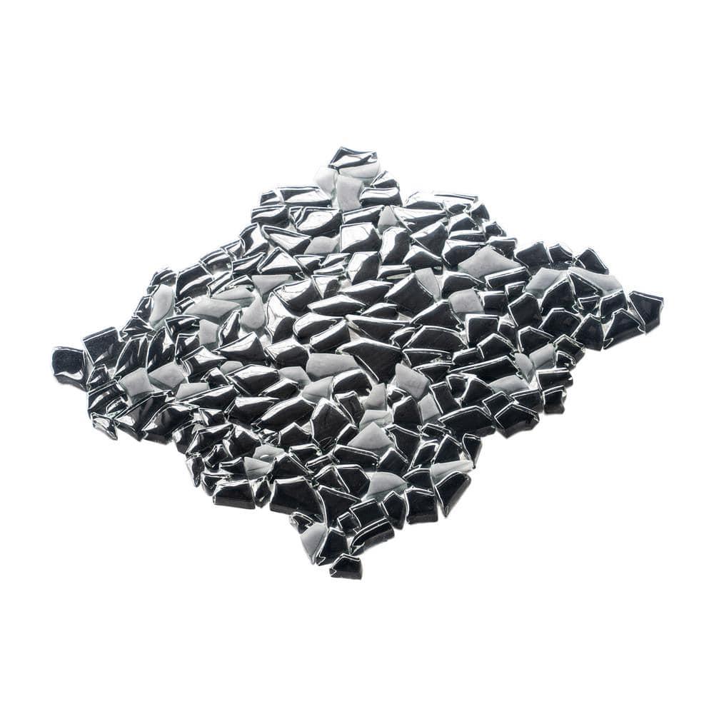 Apollo Tile Glass Pebbles Mosaic Wall & Floor Tile