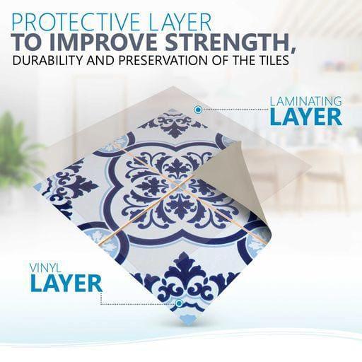 Mi Alma Vinyl Peel and Stick Mosaic Tile (Set of 24)