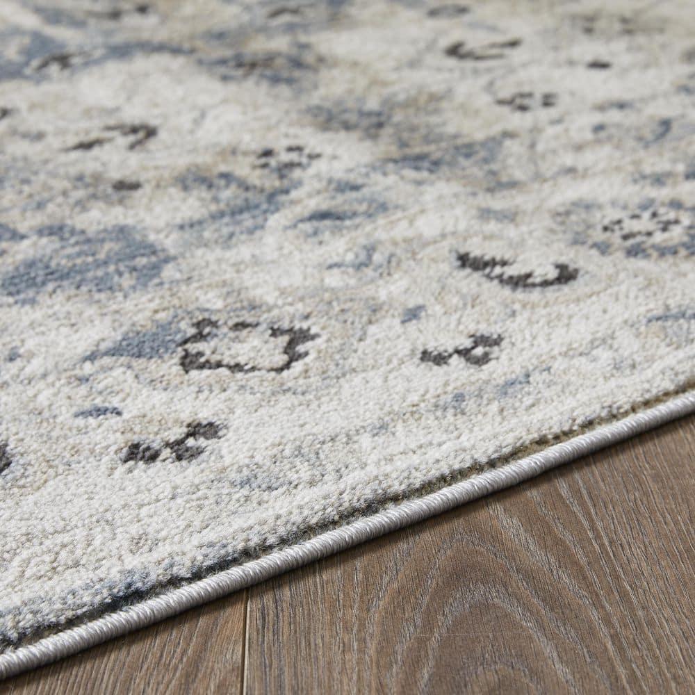 Loomaknoti Kehleigh Zofionz 5' x 7' Beige Oriental Indoor Area Rug
