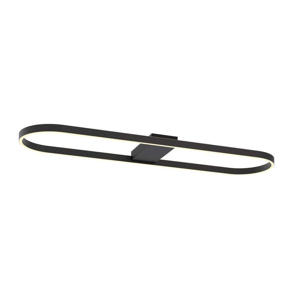 AFX Glo 1 - Light Semi-Flush Mount in  Black