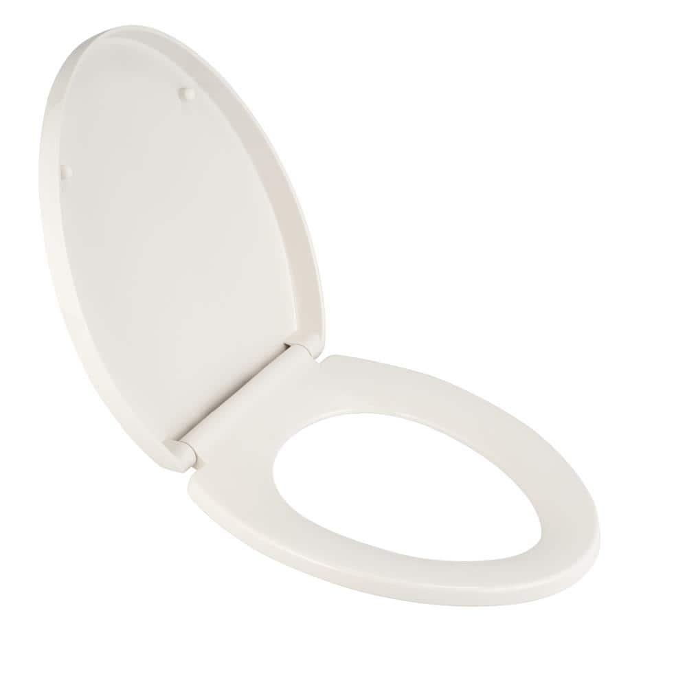 Telescoping Elongated Toilet Seat and Lid