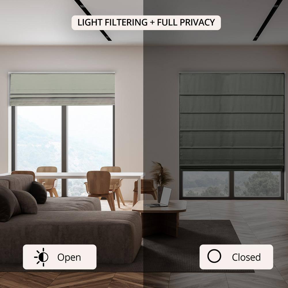 Chicology Light Filtering Roman Shade