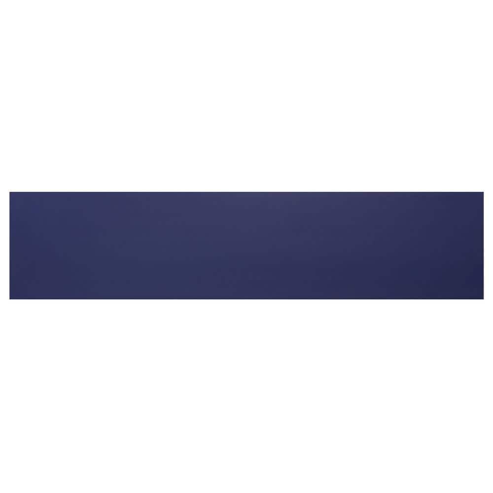 Evelyn&Zoe Tillman Rectangular TV Stand for TV's up to 75", Dark Blue