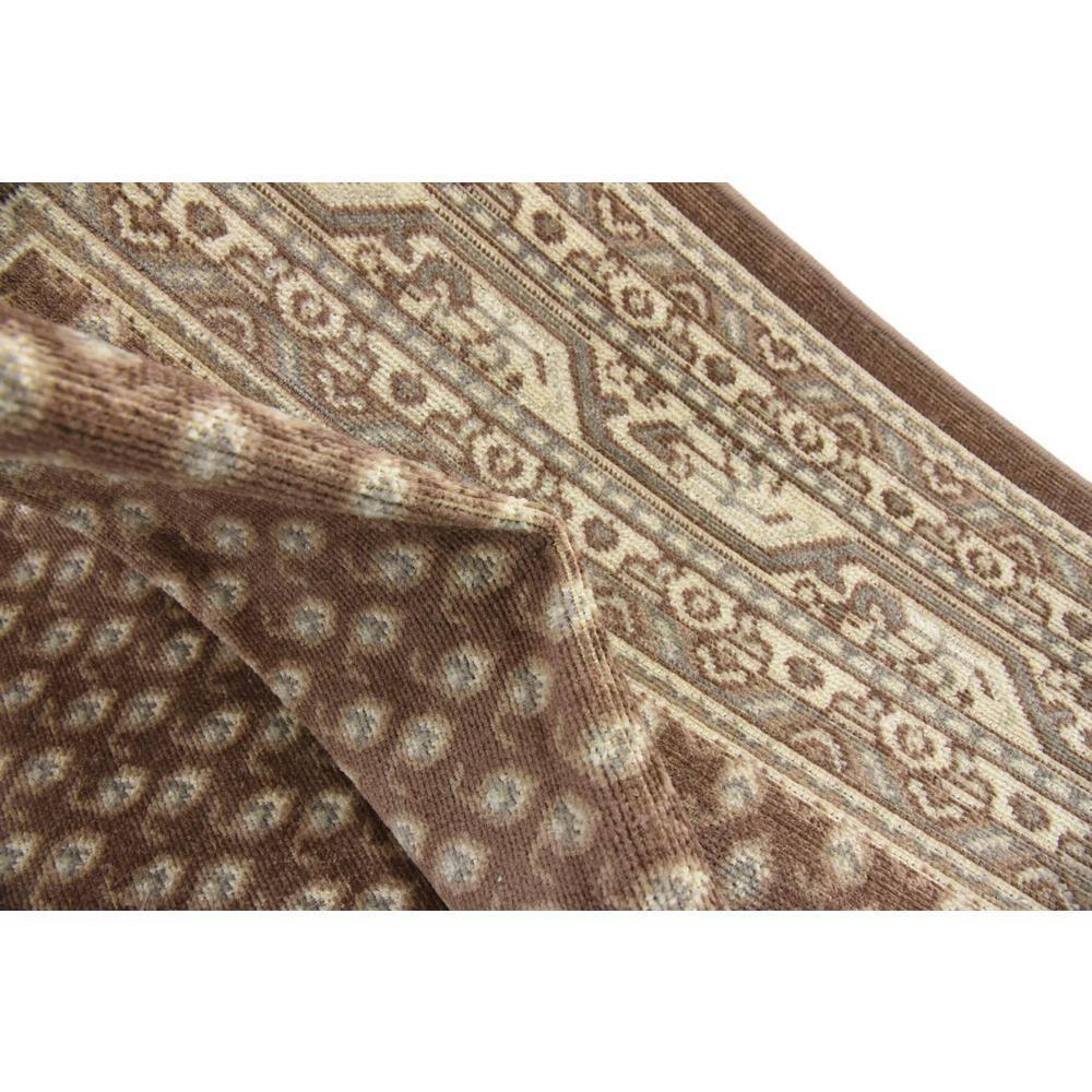 Williamsburg Allover Brown 4' 0 x 6' 0 Area Rug