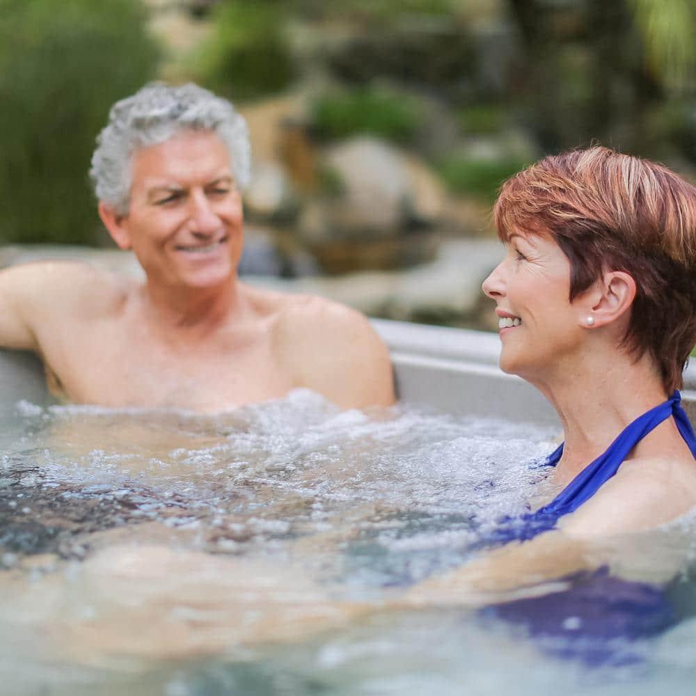 Lifesmart Spas and Saunas Lifesmart Spas LS350DX 110 Volt 5-Person 28-Jet Rectangle Plug and Play Hot Tub with Ozonator