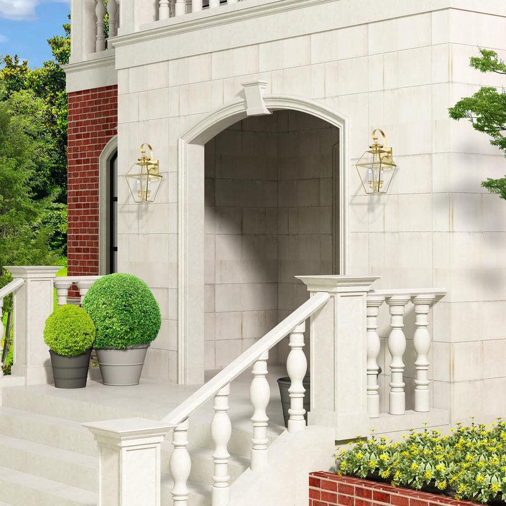 Livex Lighting Westover 3 - Light Wall Light in  Polished Brass