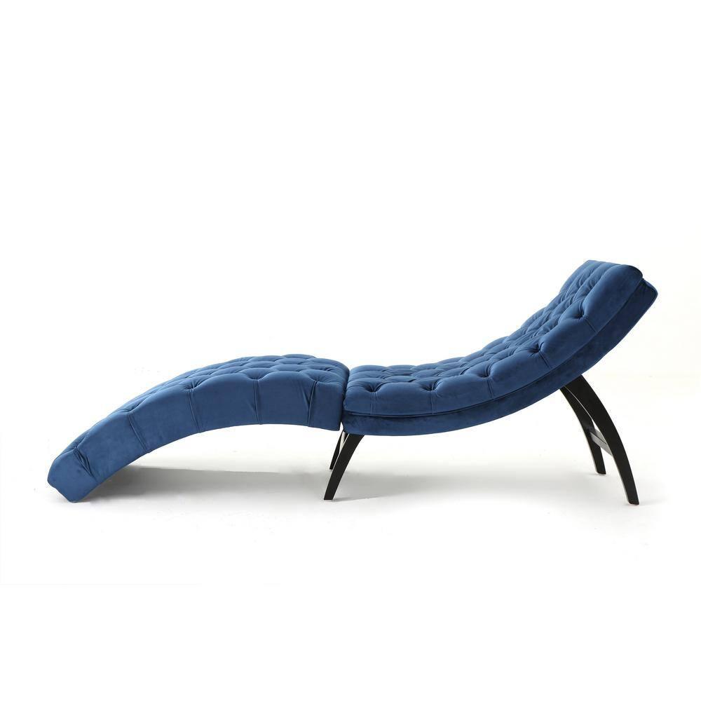 House of Hampton® Chaise Lounge With Velvet Fabric