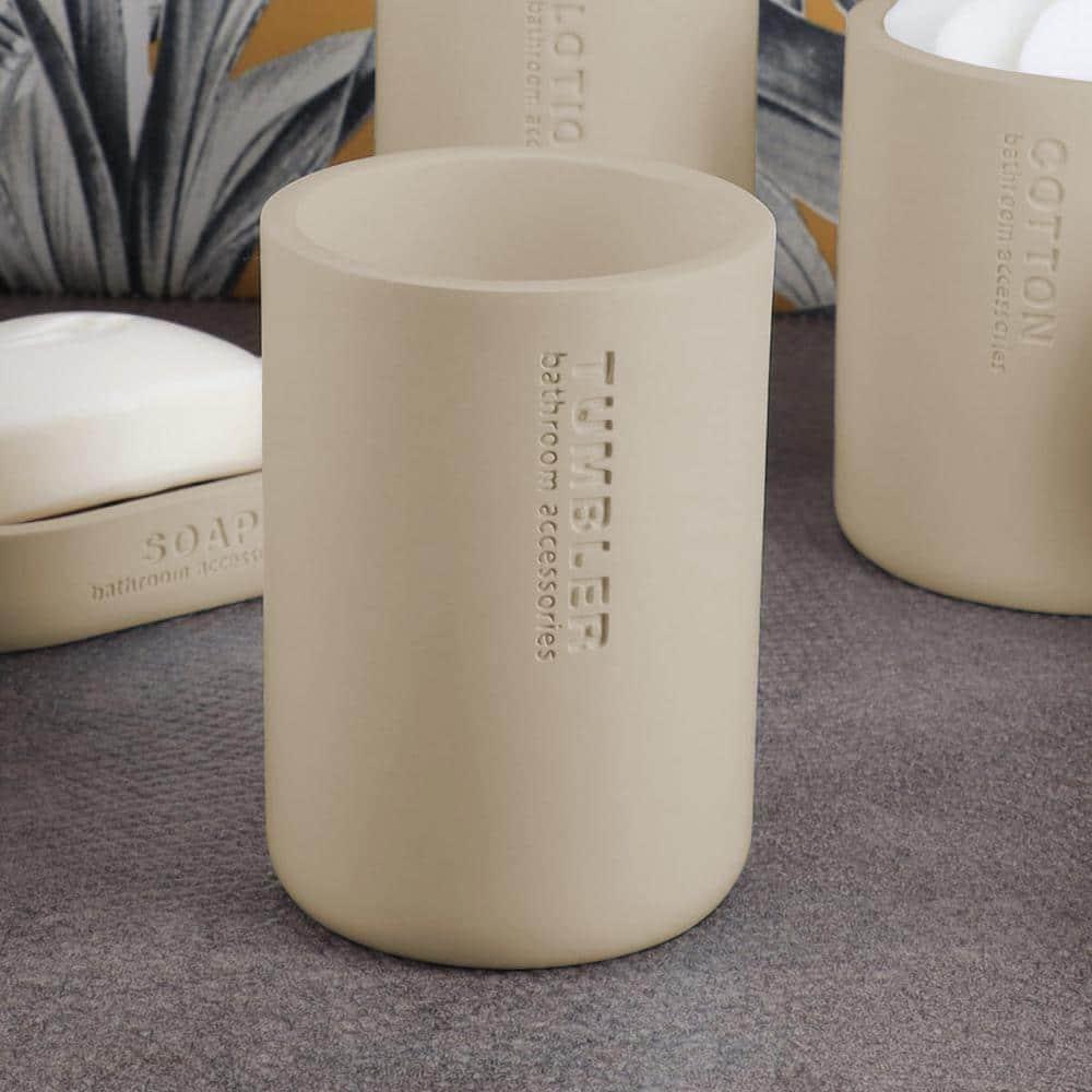 Evideco Bathroom Tumbler / Toothbrush Holder Willis Collection
