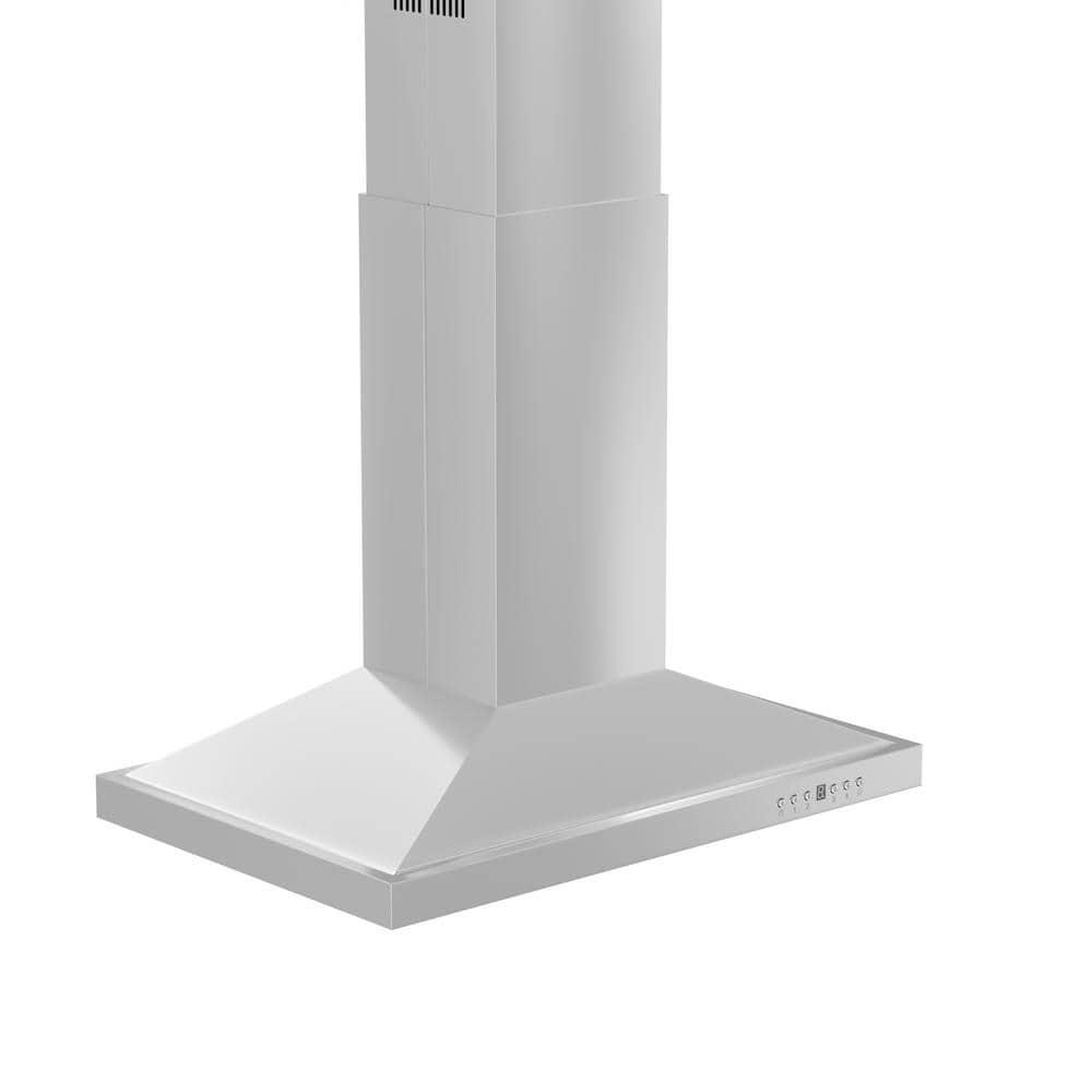 36 in. Convertible Vent Isl& Mount Range Hood in Stainless Steel (GL2i-36)
