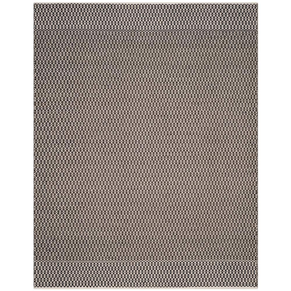 Montauk MTK339 Hand Woven Indoor Area Rug - Ivory/Black - 8'x10' - Safavieh