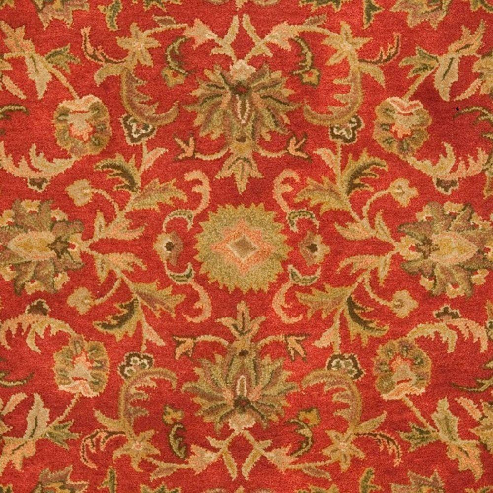 Antiquity AT52 Hand Tufted Indoor Area Rug - Red/Red - 6'x9' - Safavieh