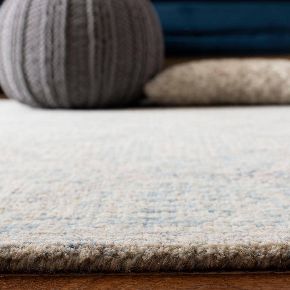 Abstract ABT474 Handmade Indoor Accent Rug - Ivory/Light Blue - 2'-3"x4' - Safavieh