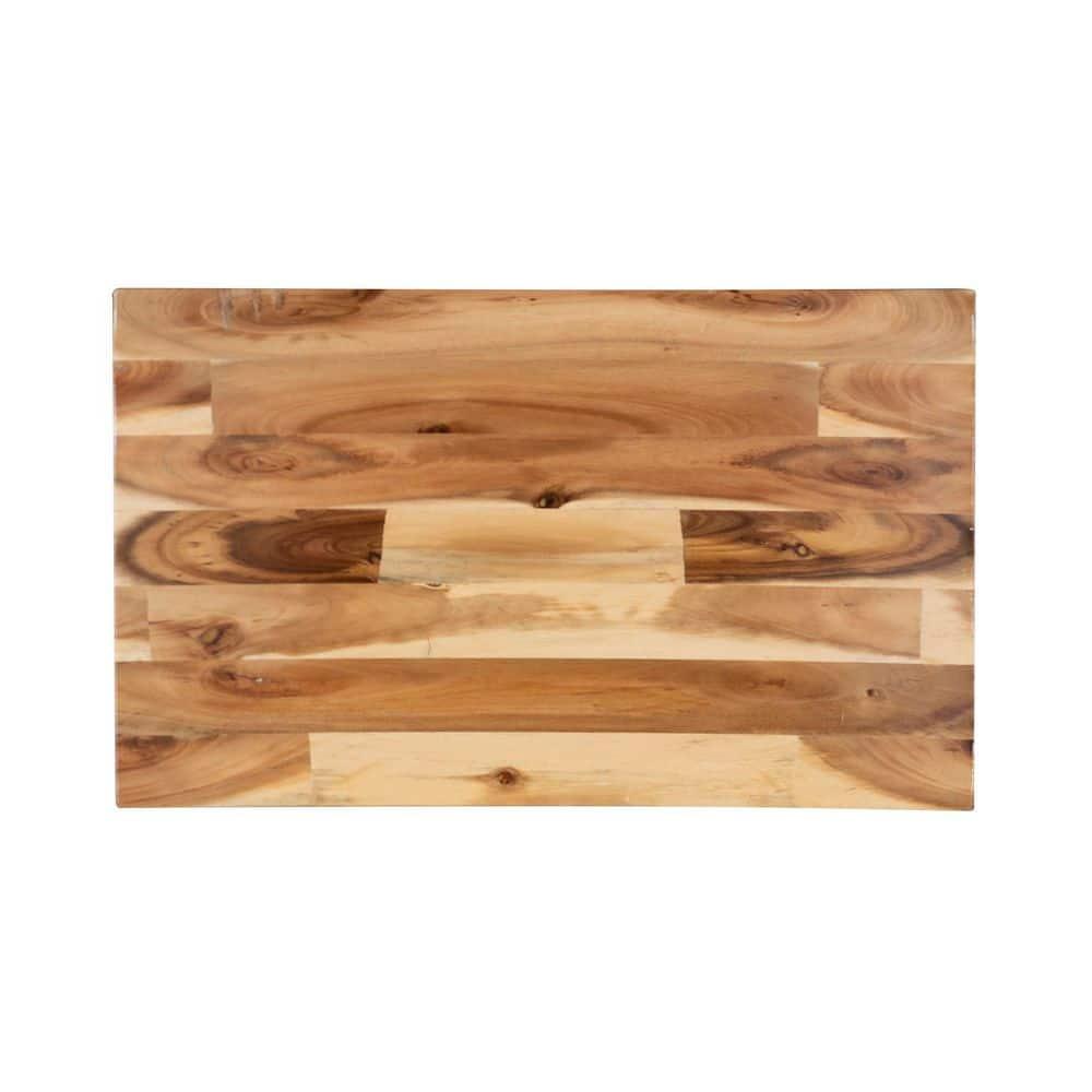 24 x 20 x 12.25 in. Dale Saddle Counter Stool, Light Natural