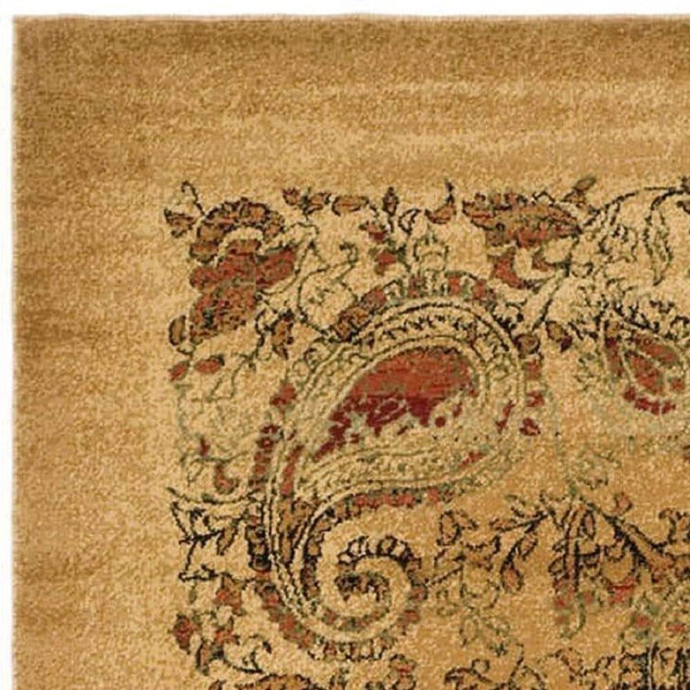 SAFAVIEH Lyndhurst Julia Traditional Floral Area Rug, Beige/Multi, 10' x 14'