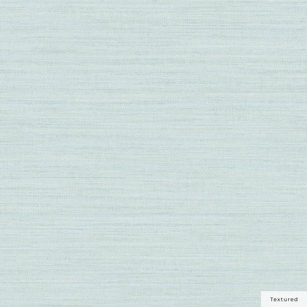 Tempaper & Co.® Faux Horizontal Grasscloth Removable Peel and Stick Wallpaper, Textured Seaglass, 28 sq. ft.: Vinyl, Prepasted