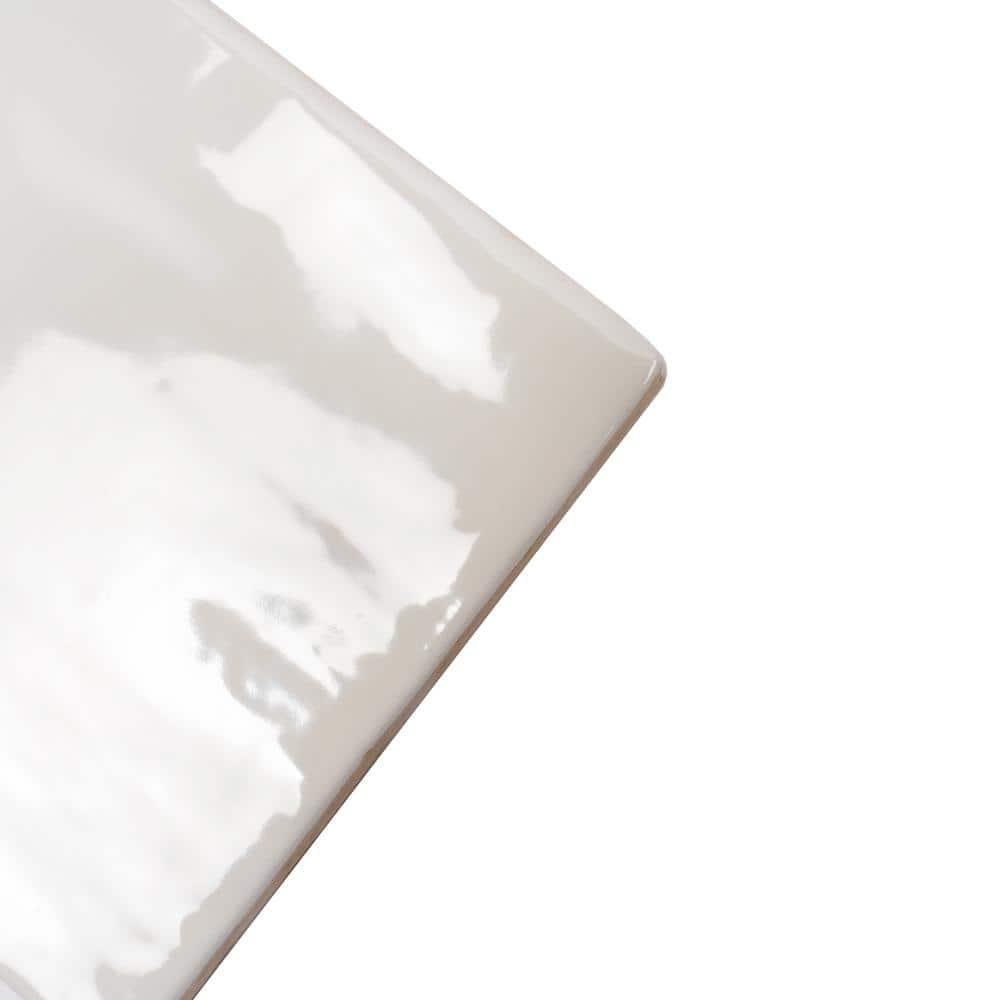 Apollo Tile Silken 3.94 in. x 3.94 in. Glossy Ceramic Square Wall and Floor Tile (6.48 sq. ft./case) (60-pack)