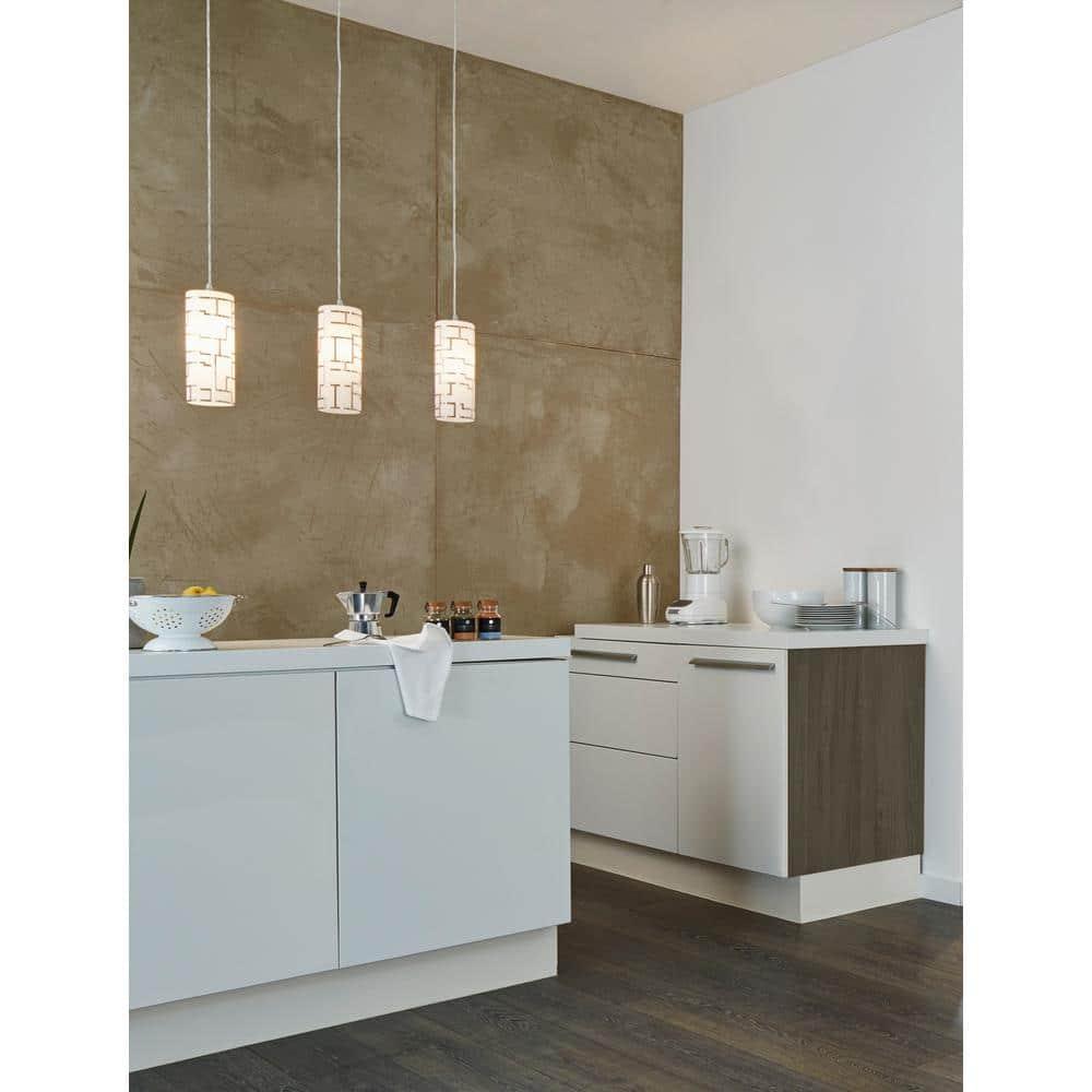 Eglo Lighting - Bayman - 3-Light Multi Light Pendant - Chrome - White Decor